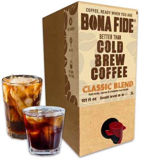Classic Blend 3L 101oz , Better Than Cold Brew Coffee Bag In Box (BIB)