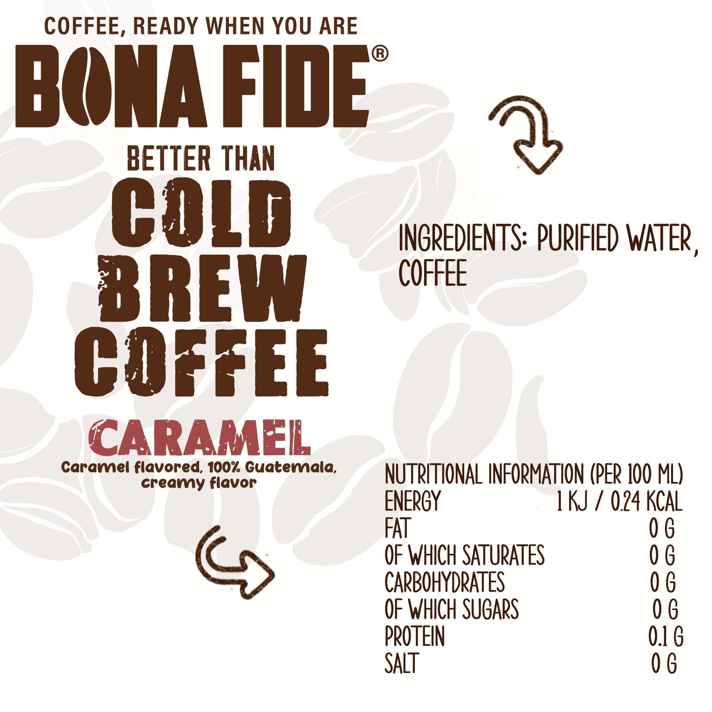 Salted Caramel- 2.5 Gallon - Better Than Cold Brew Coffee Bag In Box (BIB)