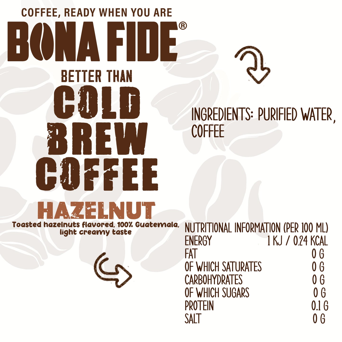 Hazelnut - 2.5 Gallon - Better Than Cold Brew Coffee Bag In Box (BIB)