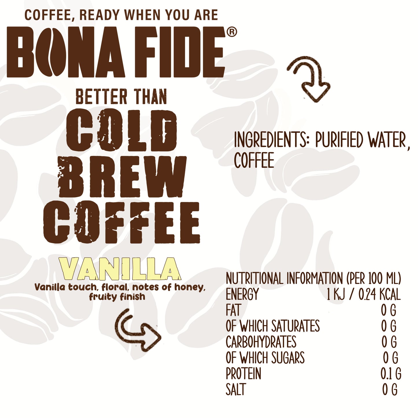 Vanilla - 2.5 Gallon - Better Than Cold Brew Coffee Bag In Box (BIB)