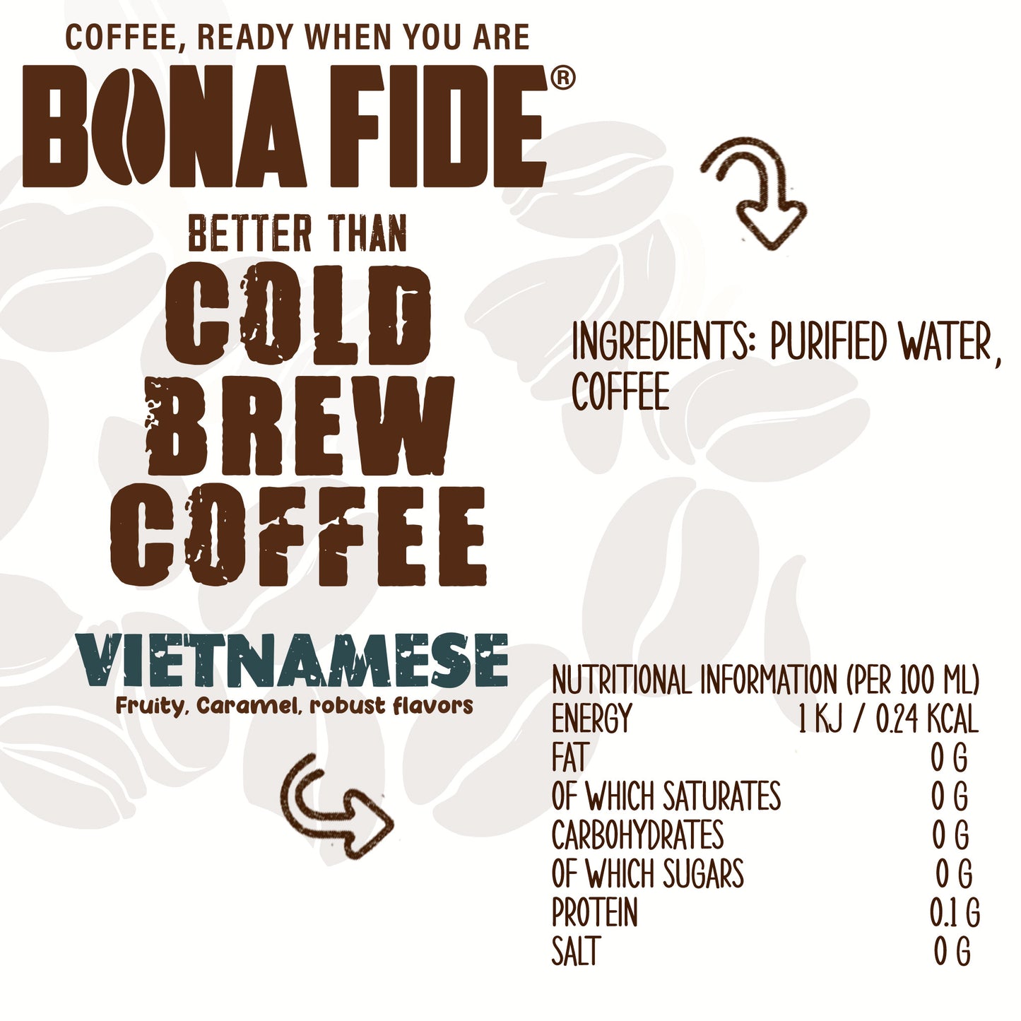 Vietnamese - 2.5 Gallon - Better Than Cold Brew Coffee Bag In Box (BIB)