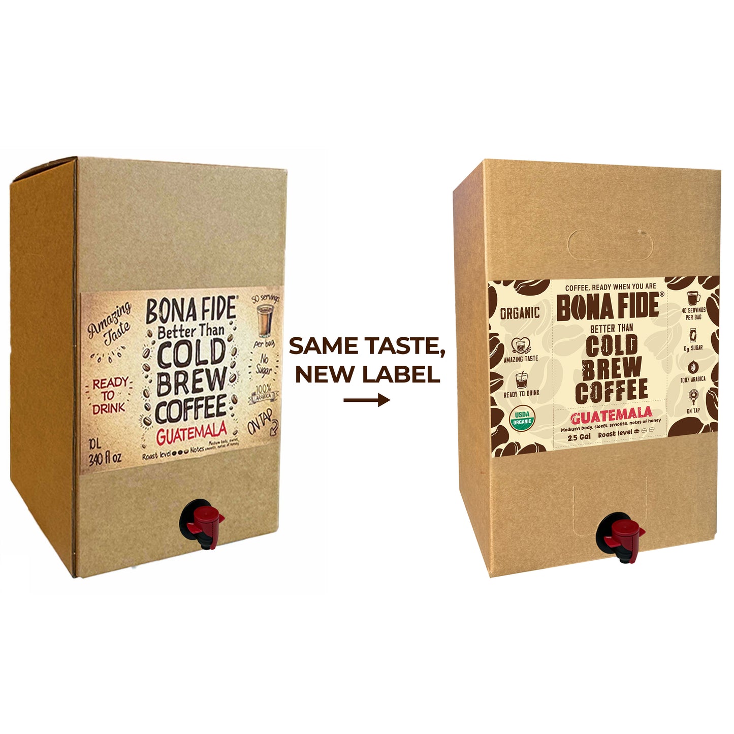 Guatemala - 2.5 Gallon - Better Than Cold Brew Coffee Bag In Box (BIB)