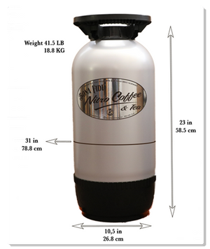Organic Nitro Vanilla Coffee BIK 5 Gal Keg