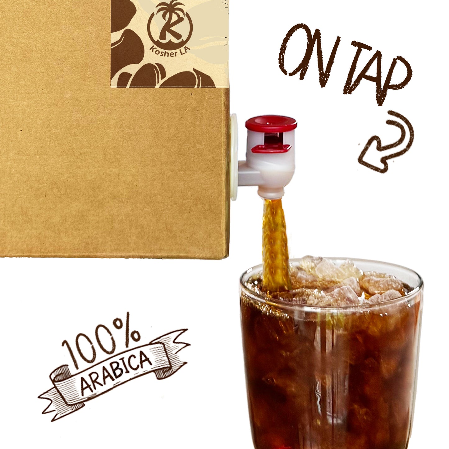 Hair Raiser® Dark Roast - 2.5 Gallon (9.46L) - Better Than Cold Brew Coffee Bag In Box (BIB)