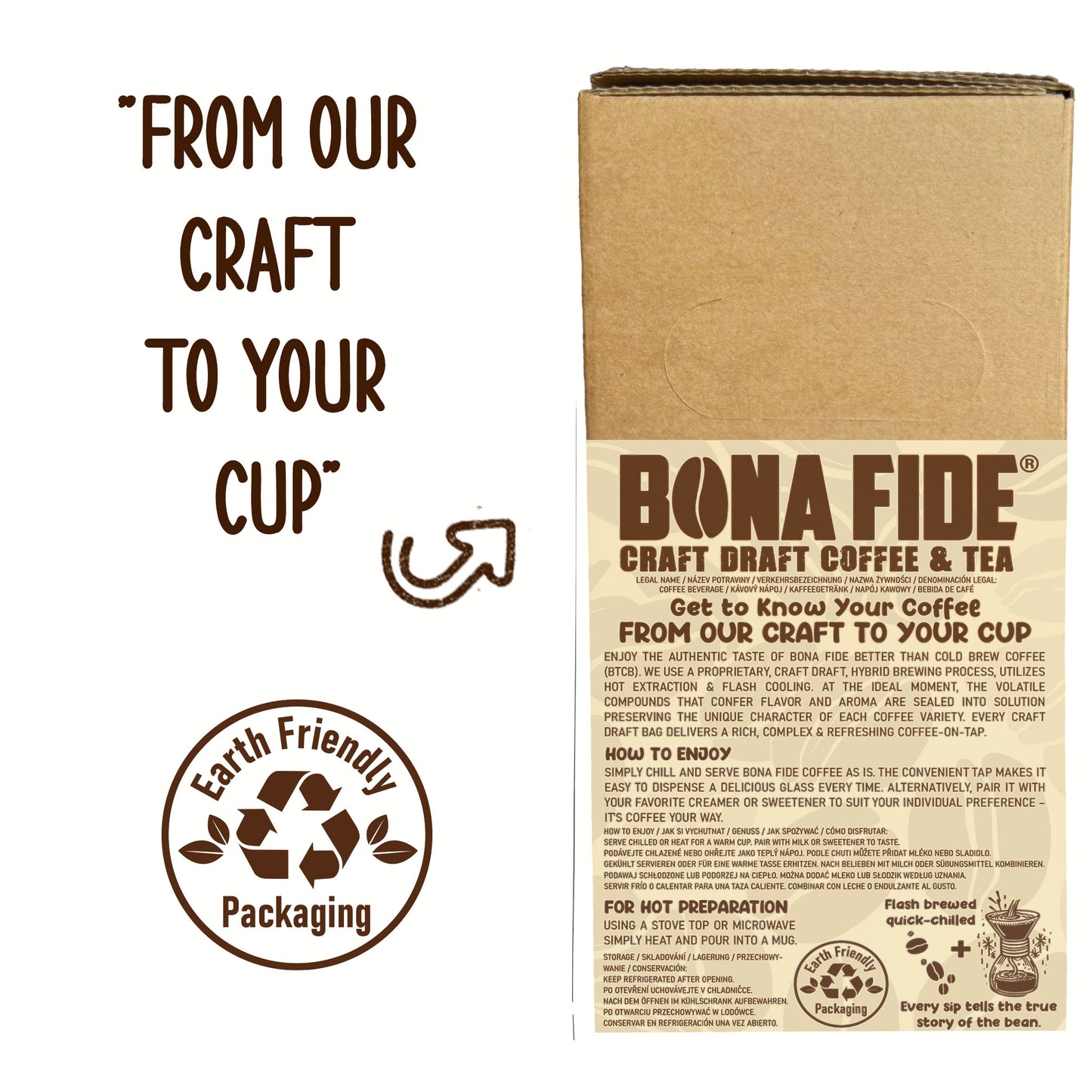 Classic Blend 3L 101oz , Better Than Cold Brew Coffee Bag In Box (BIB)