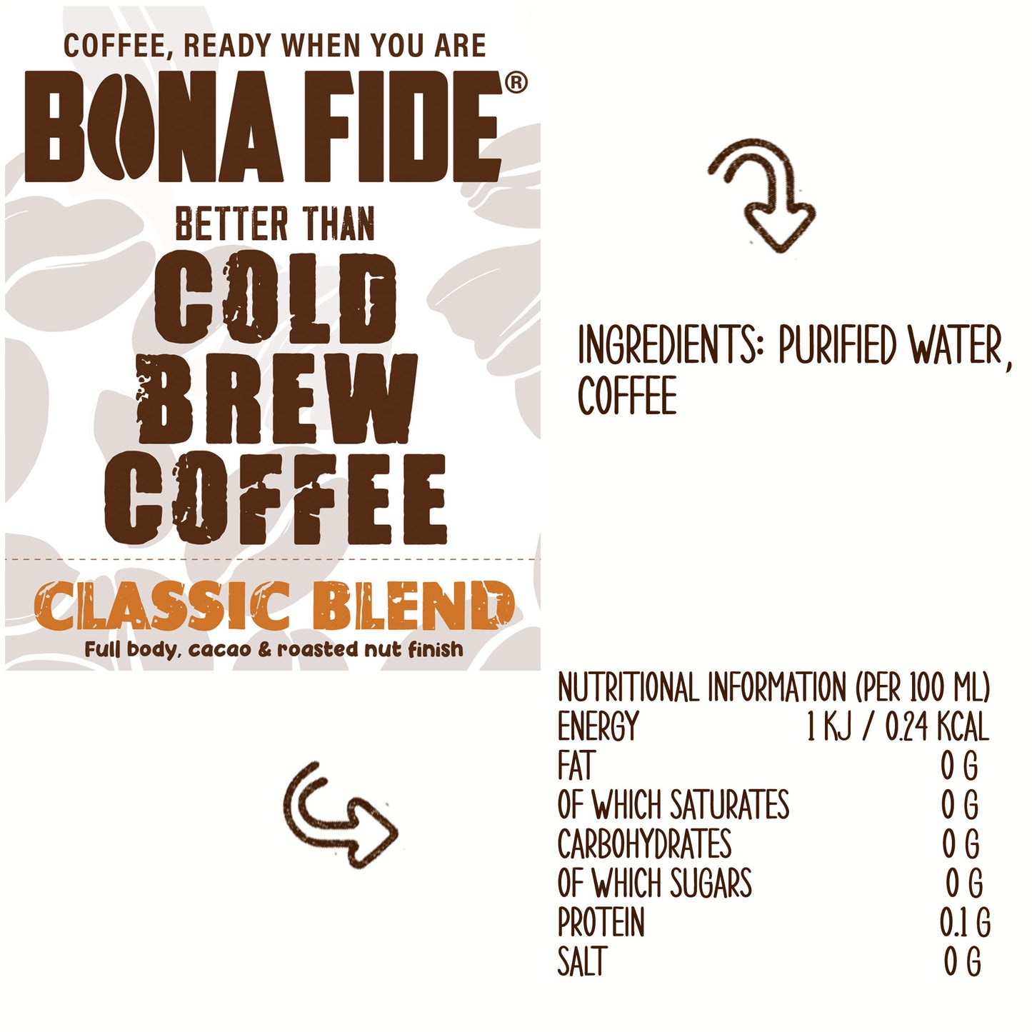 Classic Blend 3L 101oz , Better Than Cold Brew Coffee Bag In Box (BIB)