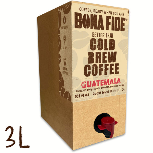 Guatemala 3L - 101oz , Better Than Cold Brew Coffee Bag In Box (BIB)