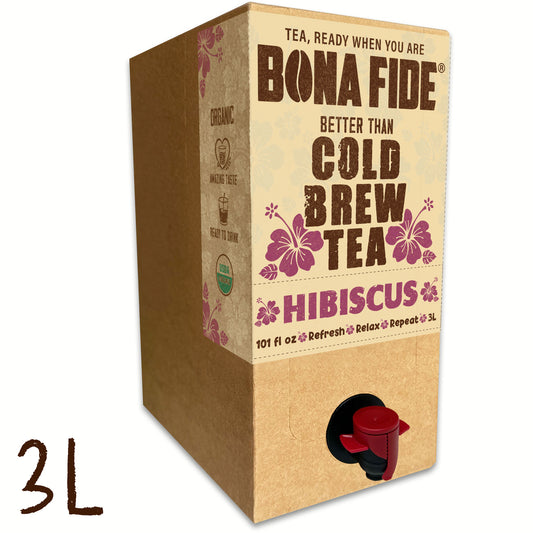 Hibiscus 3L - 101oz , Better Than Cold Brew Tea Bag In Box (BIB)