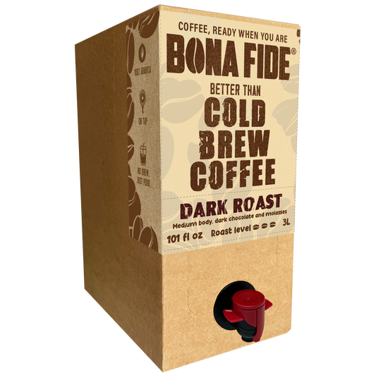 Dark Roast 3L 101oz , Better Than Cold Brew Coffee Bag In Box (BIB)