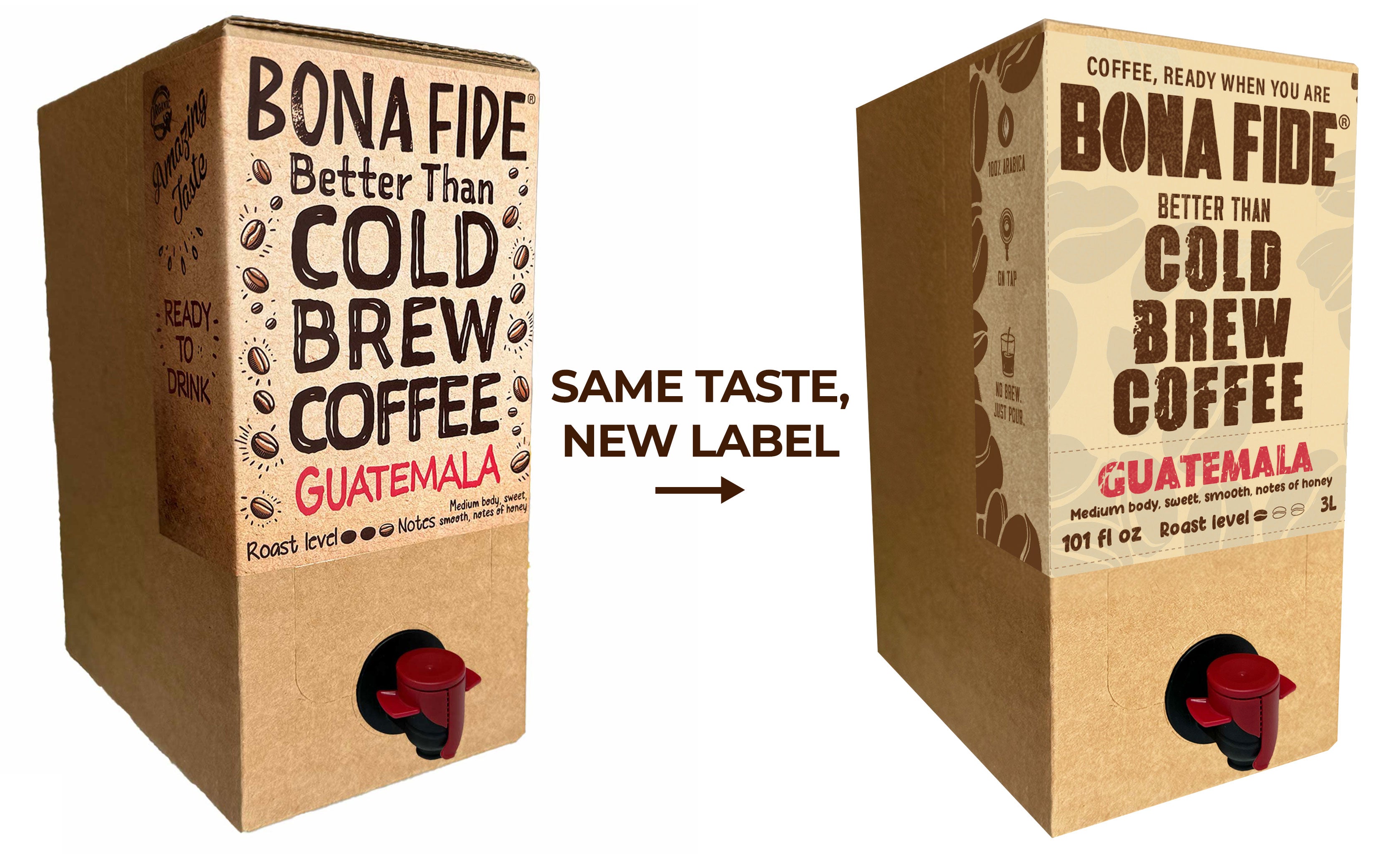 Guatemala 3L - 101oz , Better Than Cold Brew Coffee Bag In Box