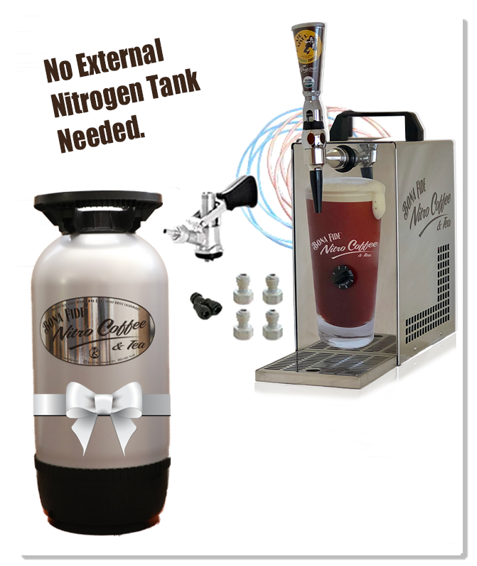 Bona Fide Nitro Coffee Starter Pack Free Keg Cold Brew Coffee Dispenser With Compressor