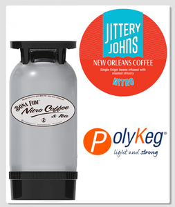 JITTERY JOHN’S NEW ORLEANS STYLE Nitro BIK 5 gal PolyKeg