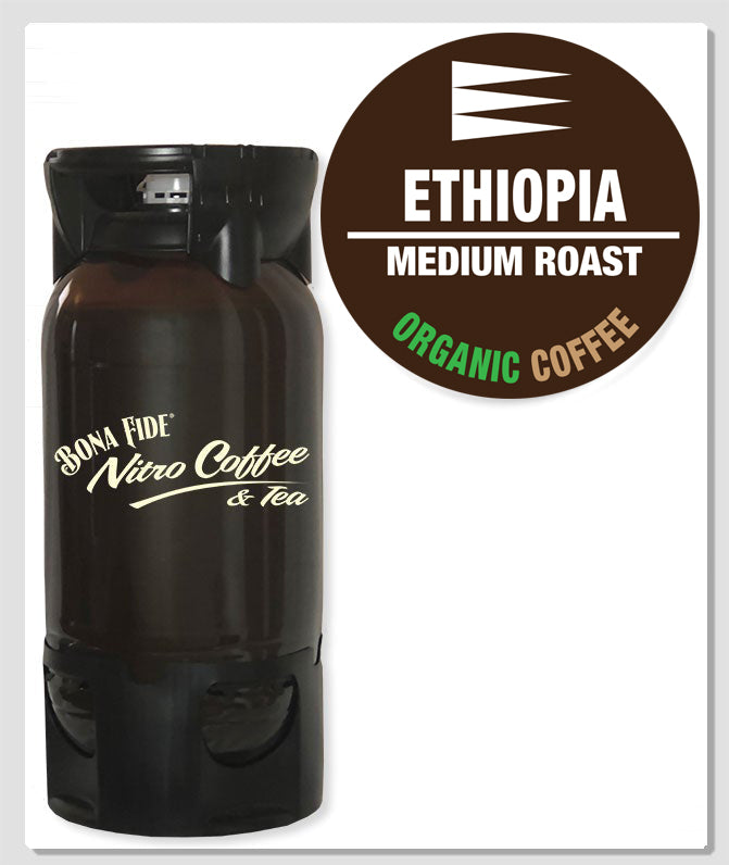 Organic Ethiopia Nitro Coffee 5 Gal PET Keg