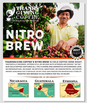 Organic Thanksgiving Coffee Company Nitro PET 5 gal Keg